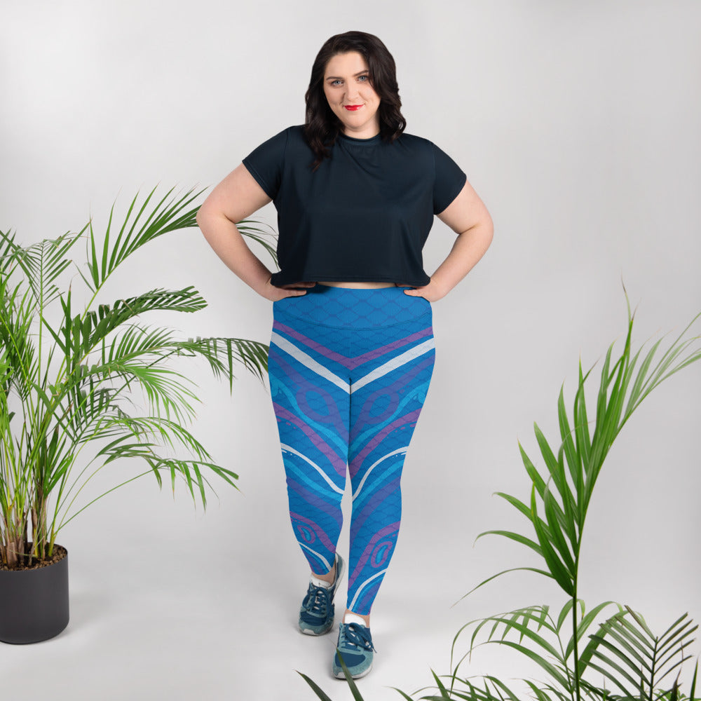 Eclipse Design Plus Size Leggings